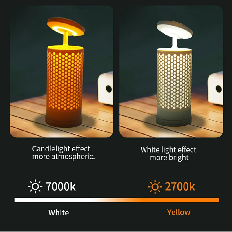 LED 캠핑 라이트 USB 충전식 램프 주변 채우기 라이트 야외 매달려 캠핑 랜턴 분위기 랜턴-BAAQ