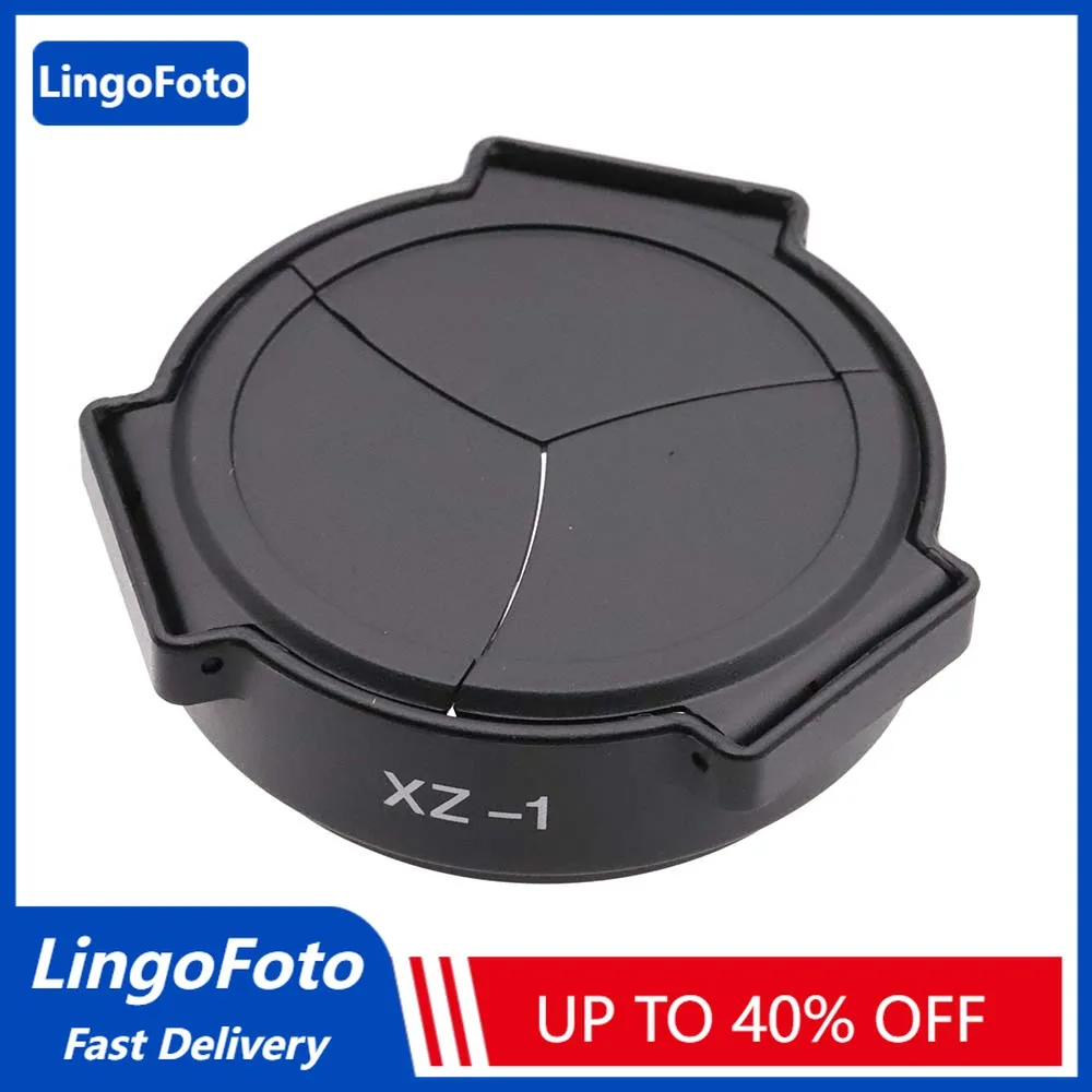 LingoFoto Lens Cap Self-Retaining Protector for XZ Series Premium Compacts – Anti-Loss Elastic Retainer Loop & Clip Guard