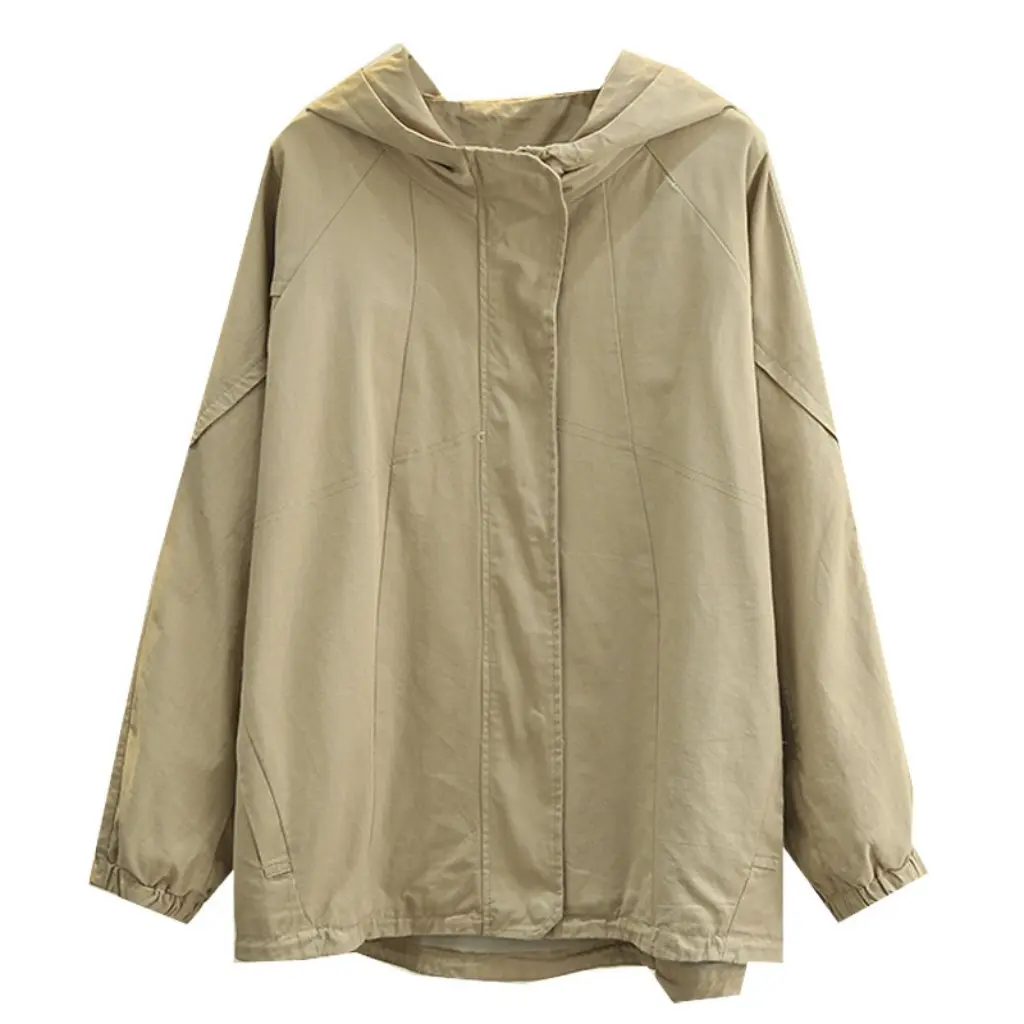 

Осенняя новая корейская версия 200 кг толстого мм Джокер в стиле Харадзюку, свитер с капюшоном, пальто больших размеров, женский прилив 6581