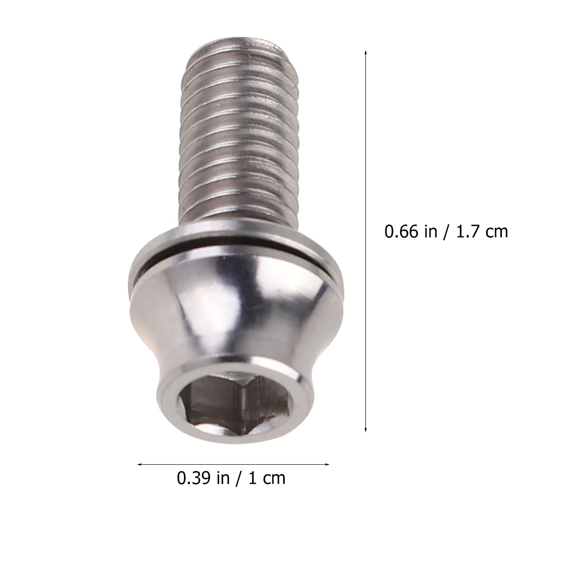 

2pcs M5X12Mm Water Bottle Cage Titanium Alloy Bike Screw For Handle Golden Fixing Fastener Bicycle