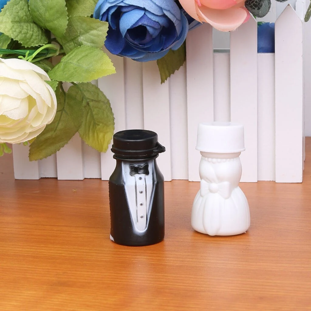 Wedding party bride and groom bubble bottle 1 sets (24pcs)