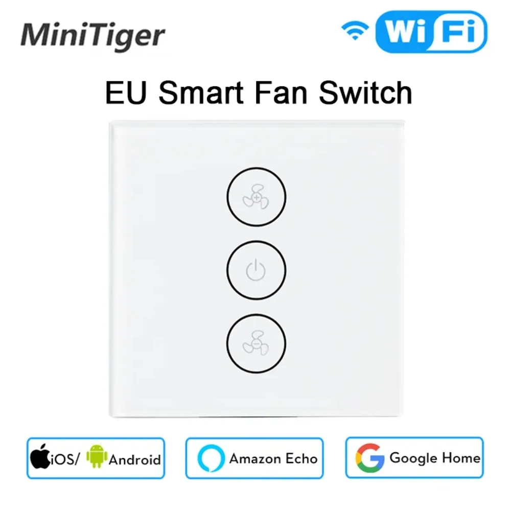 EU/US Tuya Smart Life ceiling fan switch