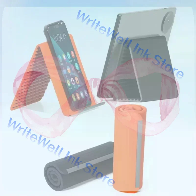 Lazy Portable Phone Stand Flexible Silicone Desktop Tablet Laptop Holder Creative Foldable Transforming Stand Travel Accessory