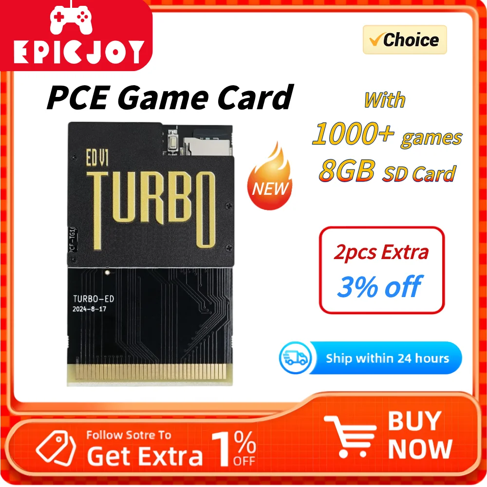 

PCE Game Card with 1000+ games Drive Memory Card Store NTSC / Pal Game Files For PC-Engine Turbo GrafX Game Consoles