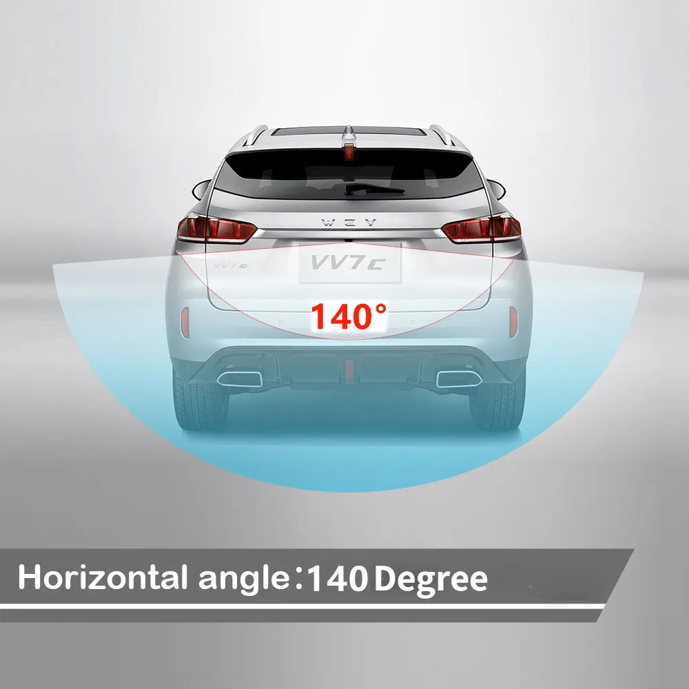 AHD 2K CCD Fisheye Objektiv Auto Hinten Seite vorderansicht Kamera Weitwinkel Rückfahrkamera Nachtsicht Wasserdicht – Detail 7