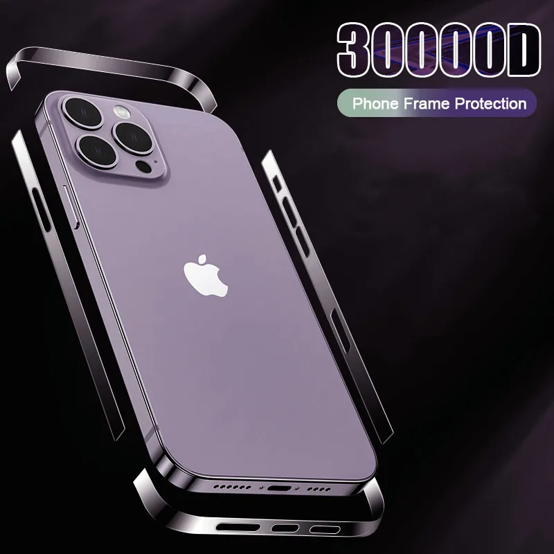 Full Body Hydrogel Film For iPhone 16 15 14 11 12 13 Pro Max Frame Front Back Screen Protector Camera Lens Protective Film Cover