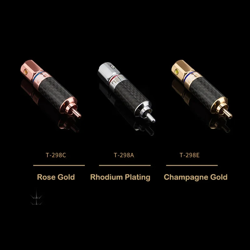 Медный позолоченный RCA Lotus аудио-видео коаксиальный кабель для звуковой карты, головка усилителя динамика