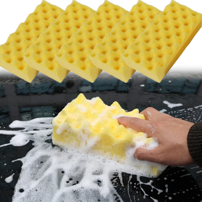 Large Car Wash Square Stain Remover Absorbent Cotton Chunk Sponge Car Motorcycle Home Kitchen Living Room Cleaning Tools