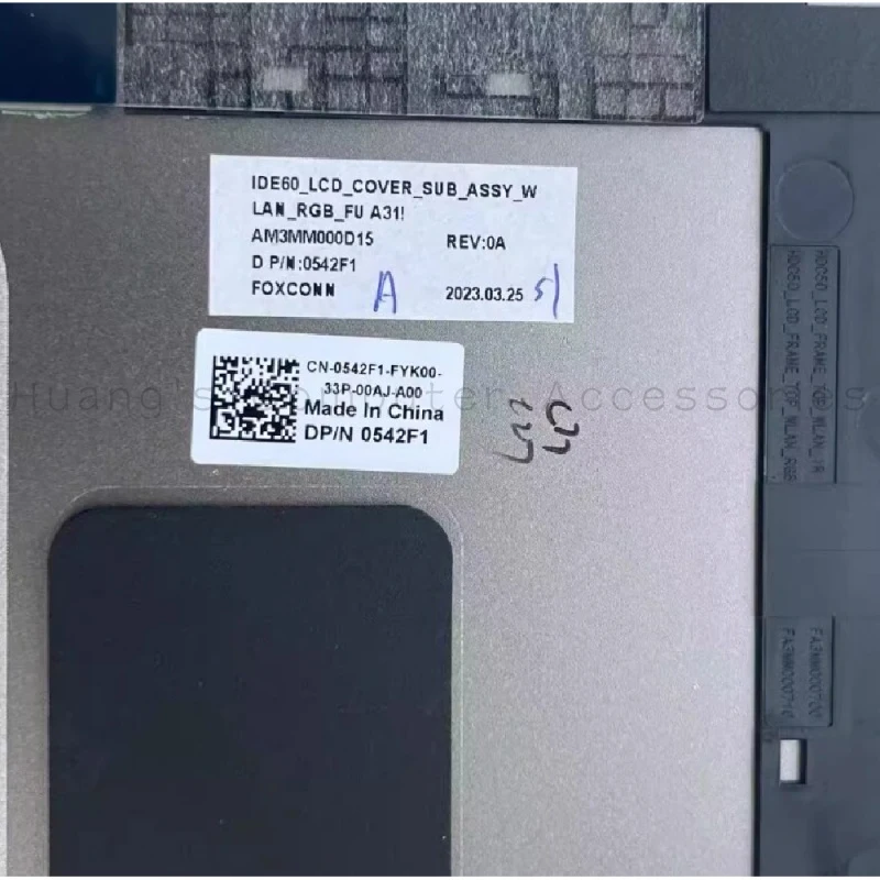 S+Original Laptop LCD Back Cover Rear Lid 0542F1 06X0N7 For Dell Precision 7670 M7680 Replacement