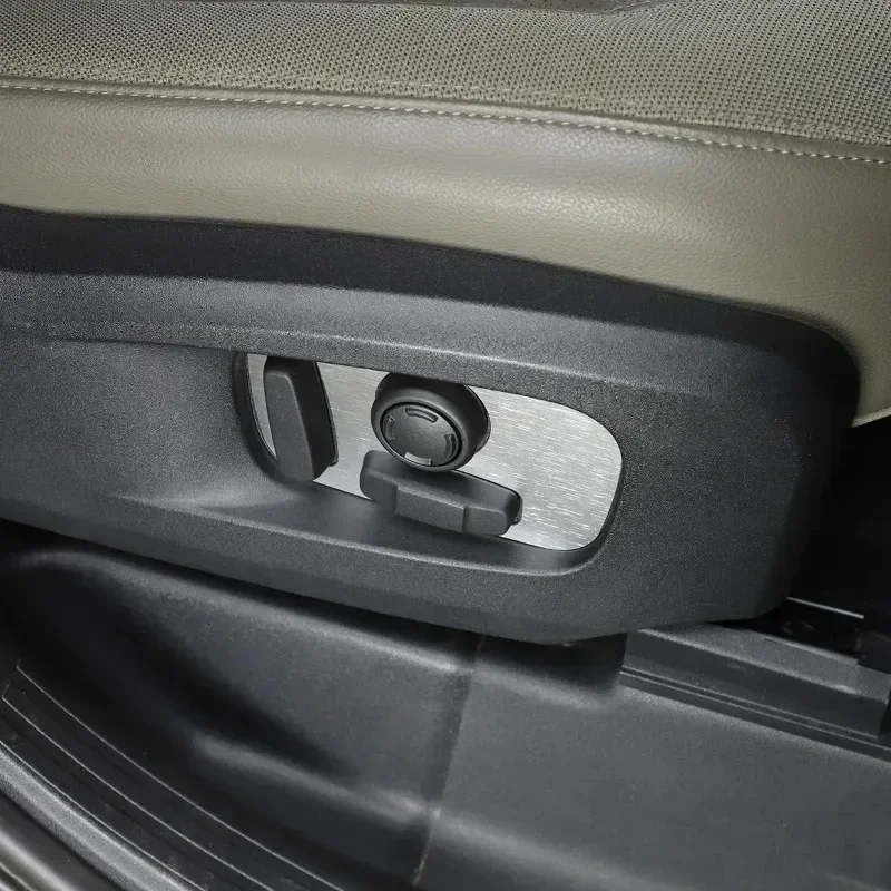 

Aluminum Alloy Car Seat Adjustment Switch Cover Trim Interior Car Accessories For Land Rover Range Rover Sport 2014-2022