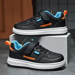 Sneakers per bambini scarpe per ragazzi nuove scarpe da ginnastica Casual per bambini da 6 a 12 anni scarpe da Tennis sportive da Skateboard piatte in pelle PU per ragazzo