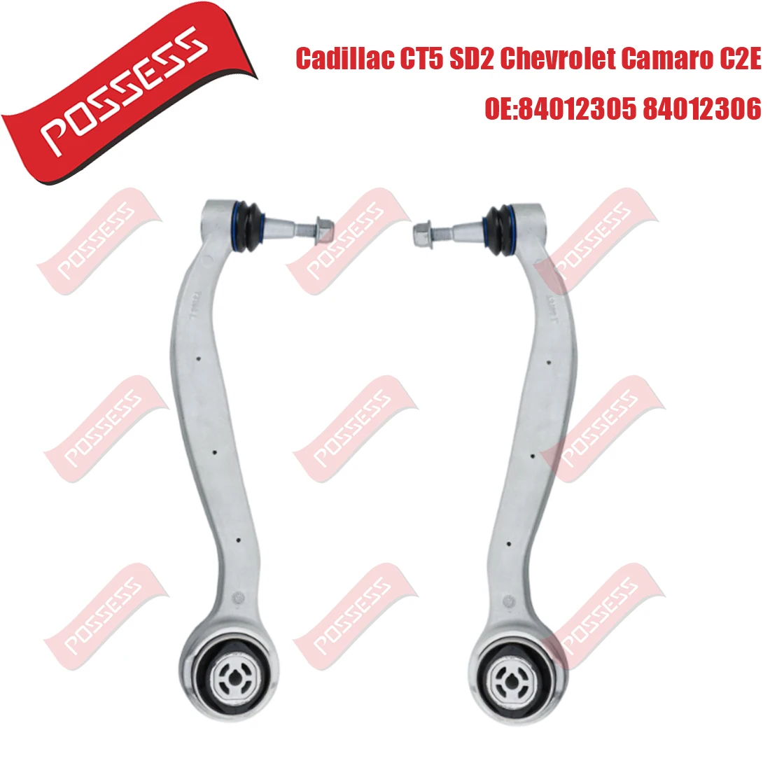 4 Pieces Front Lower Suspension Control Arm Kits For Chevrolet Camaro C2E 2016-/ Cadillac CT5 SD2 2019-/,23317365 84012305