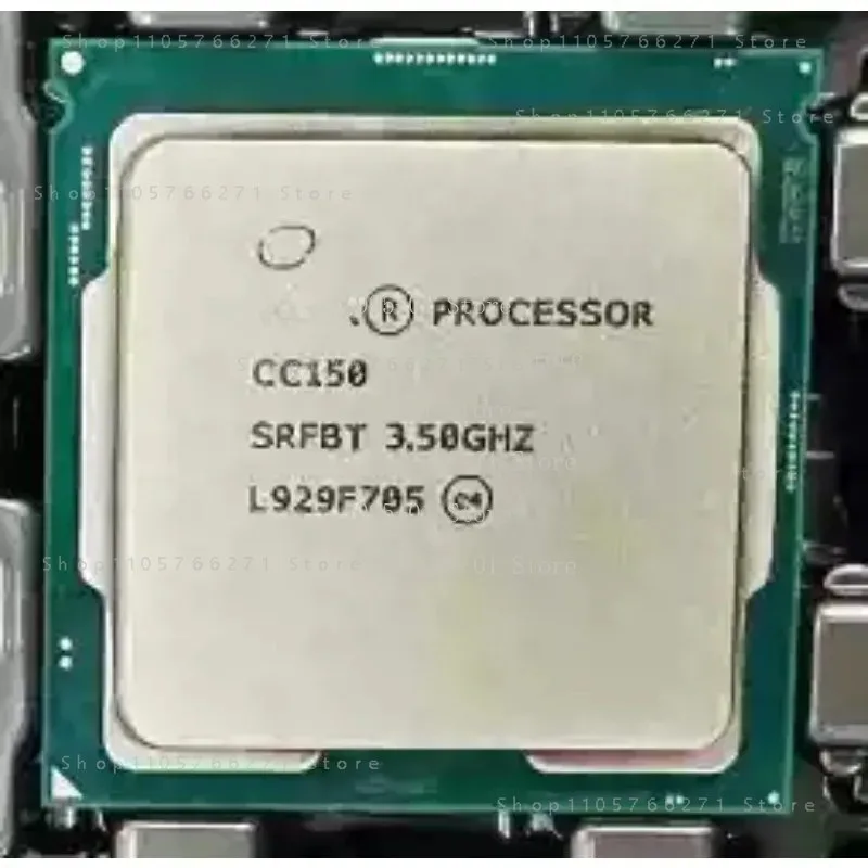 1Pcs New Intel CC150 CPU - 8C16T 3.5GHz 16MB LGA1151 95W SRFBT for 9400F 9700KF 9900K E2278G E2288G E2224