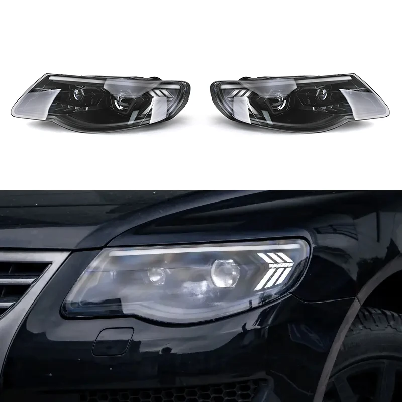 

Facelift Front Xenon Head Lamp Light Upgrade to Full LED Headlight Headlamp for VW Volk-swagen Touareg 2007 2008 2009 2010