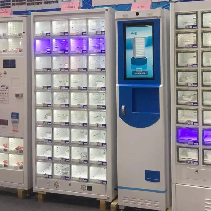 Custom Automatic Locker Hot Meal Heating System Vending Machine, SDK Support, Multiple Payment Methods, Wi-Fi Compatible