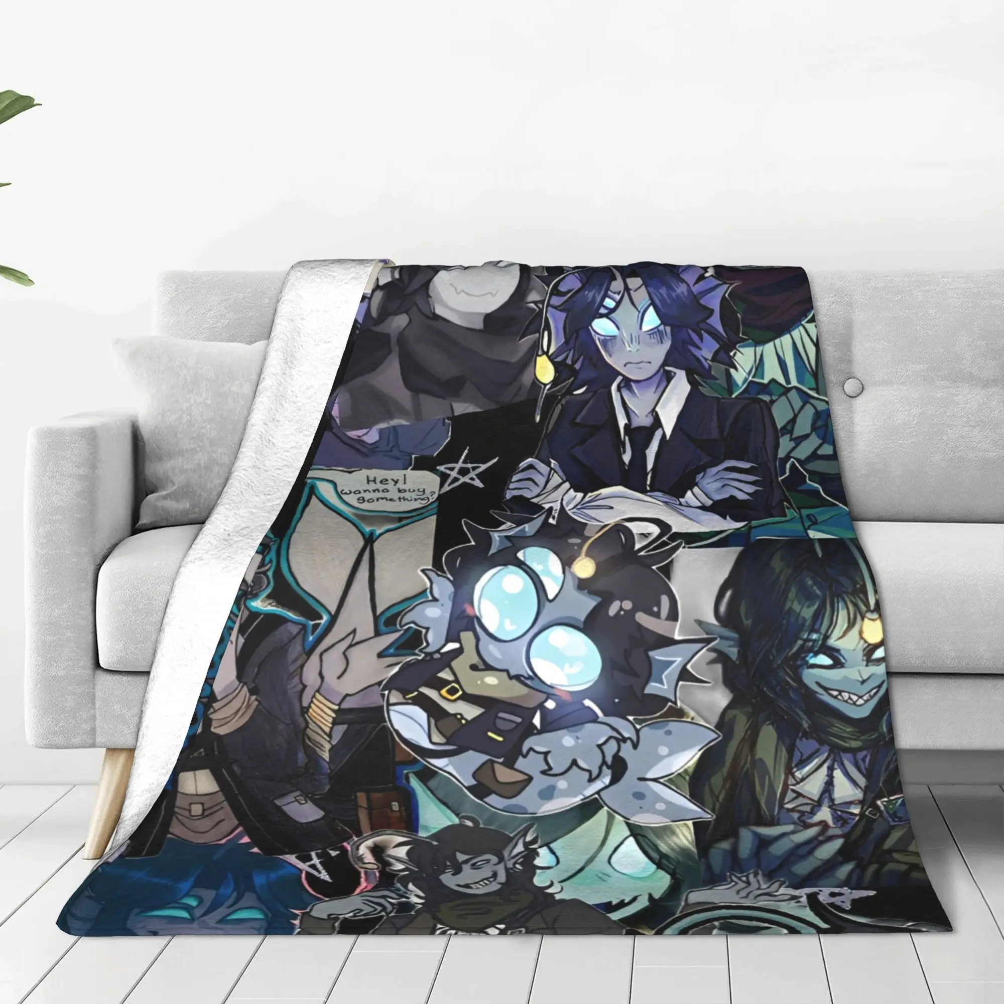 Sebastian Solace Pressure Plush Blanket Kids  Flannel Bedding Throws For Living Room Warm Customized Quality Bedspread Gift