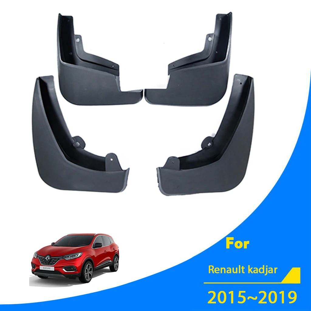 

For Renault Kadjar 2015 2016 2017 2018 2019 Car-Accessories-Goods Car Mud Flap Guard Tire Fender Mudflaps Splashs Proof Mudguard