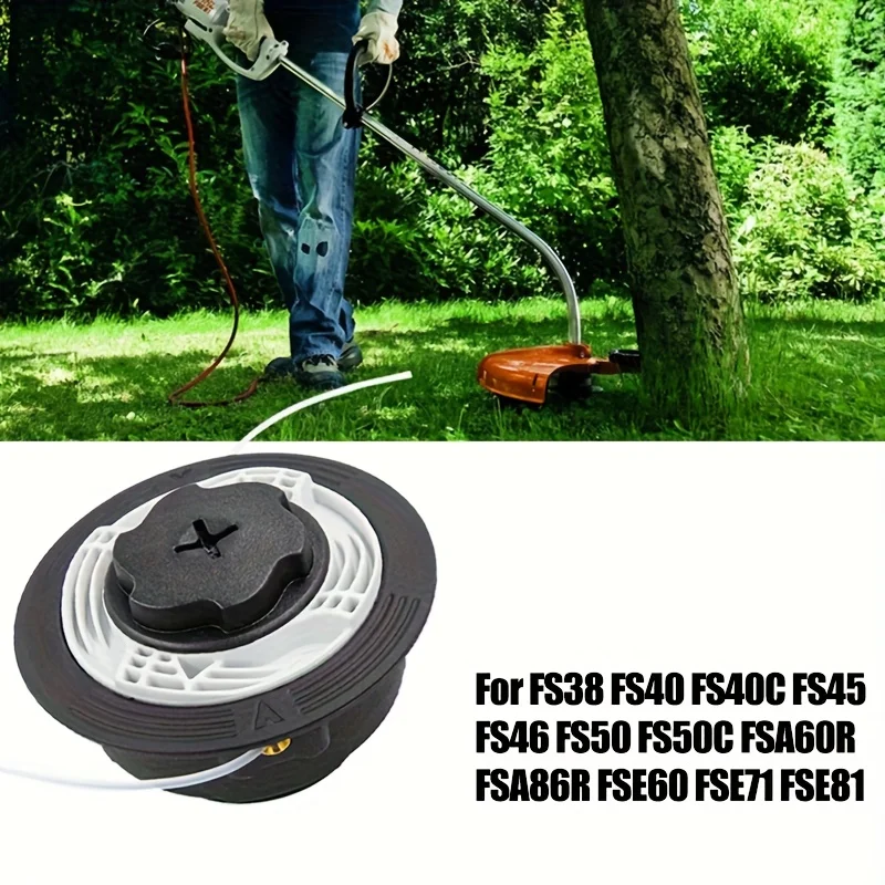C6-2 Trimmer Head Fit STIHL FS38 FS40 FS45 FS50 FSA60R FSA86R FSE60 FSE71 FSE81 AutoCut Grass Mowing Replacement Head