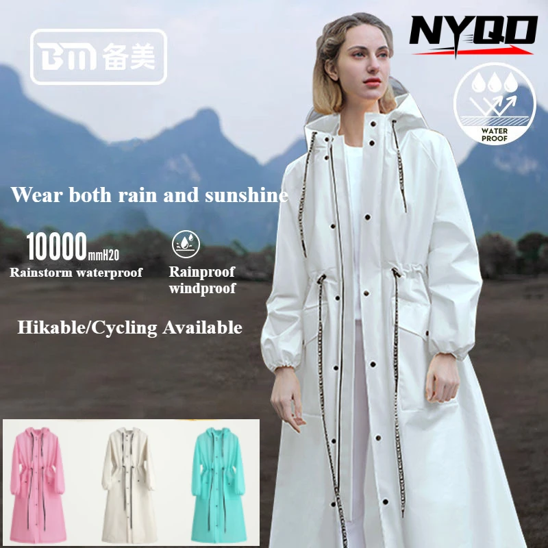 Adult Raincoat Women's Men's and Women's Single Long Full Body New Cycling Riot Poncho Rain Coat Women Waterproof Poncho