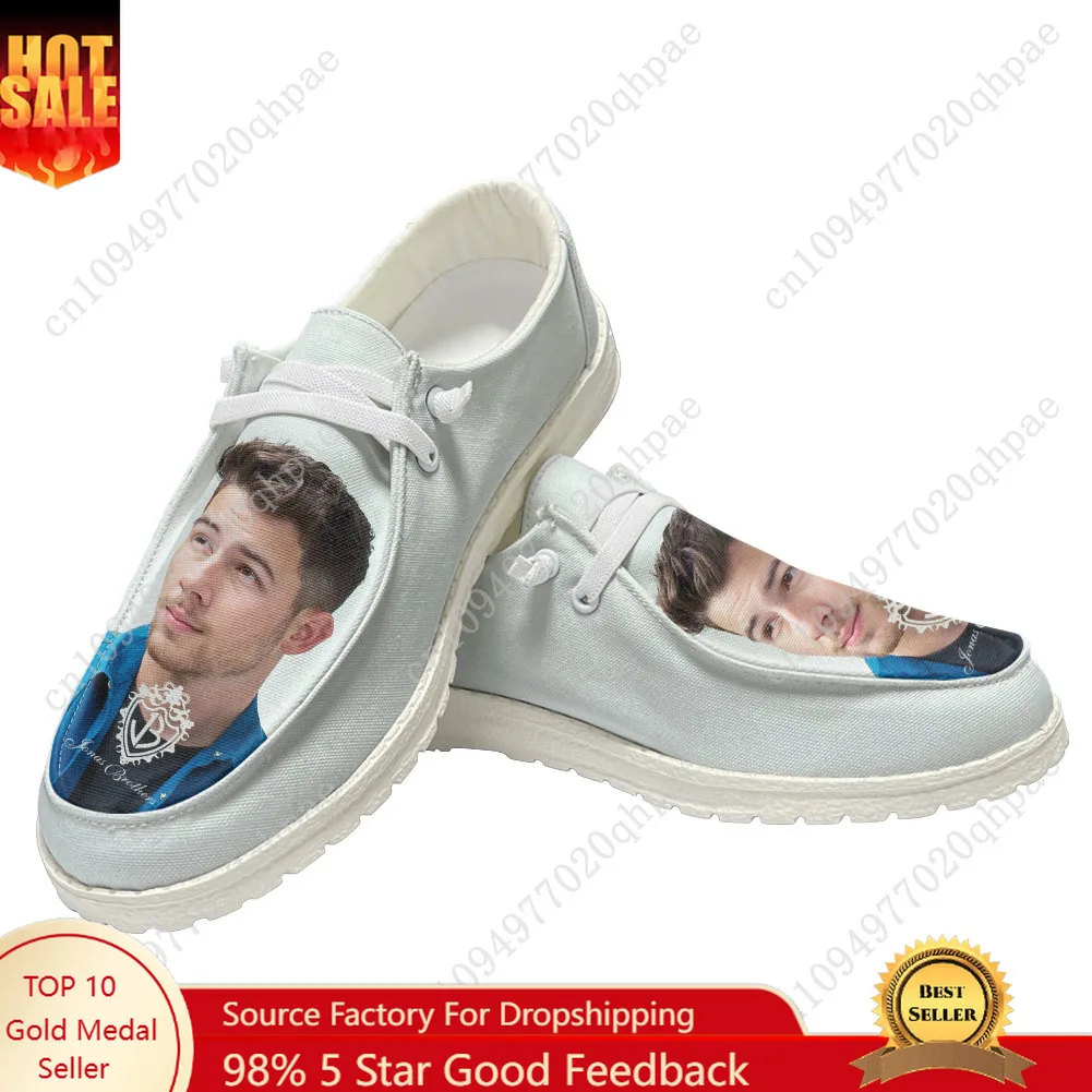 

Jonas Brothers Casual Shoes Plush Flat Shoe Men Woman Breathable Casual Indoor Outdoor Lightweight Footwear Custom Made Shoe