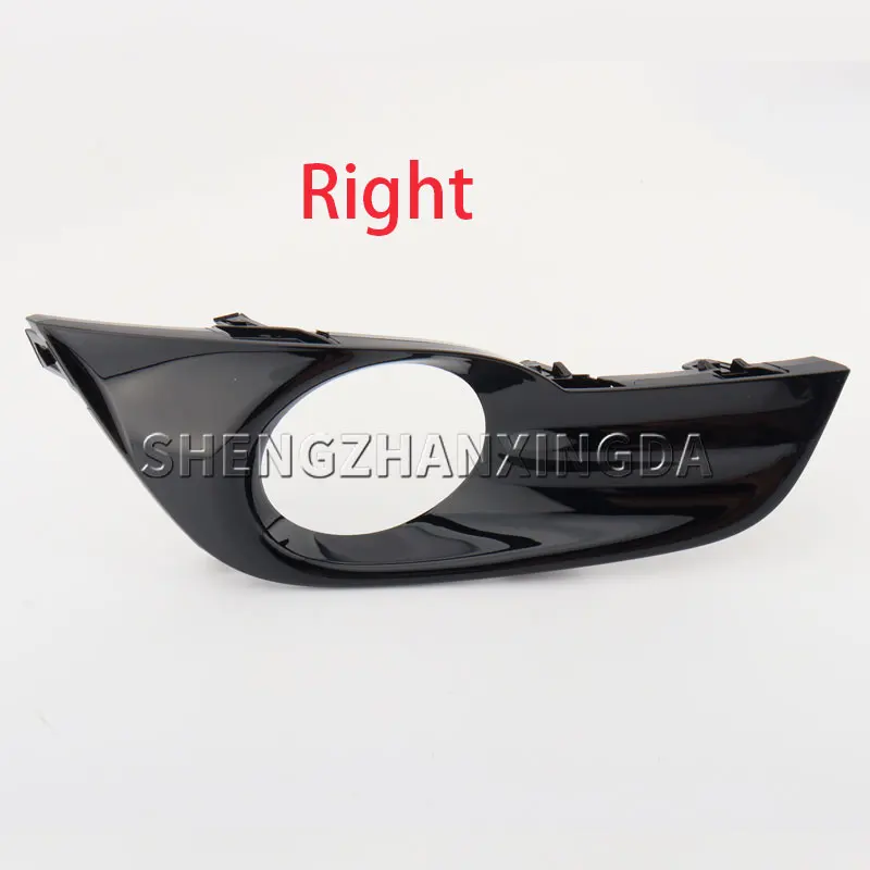 Shengzhan Xingda Is Suitable for Nissan Altima Teana 2013 2014 2015 1 Pair Car Front Fog Lampshade Lower Bumper Black Fog Light Hole Grille Decorative Frame