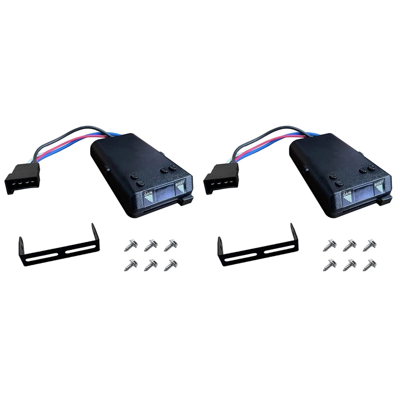 2X RV Truck Brake Controller For Trailer With 2 To 8 Braking System Electronic Trailer Brake Controller 8508211