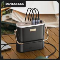 MOVESPEED S80 Large Capacity Power Bank 100W PD Fast Charging External Battery Portable Power Station for Camping Outdoor Laptop