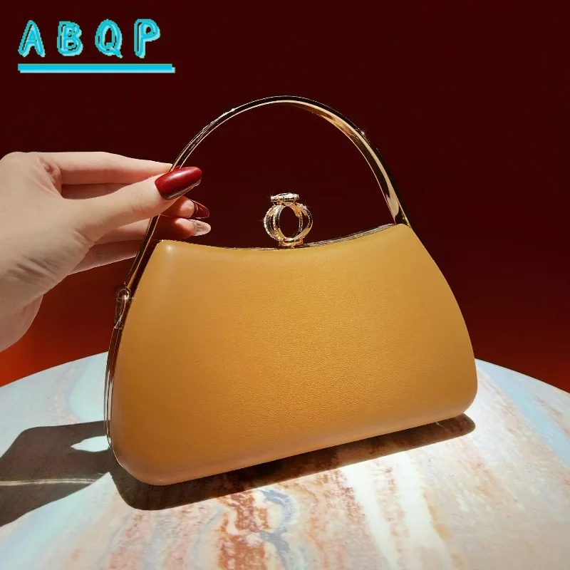 New Evening Clutch Luxury Brand Dinner Party Women's Handbag Bright Leather Fashion Women's Shoulder Crossbody Bag High Quality