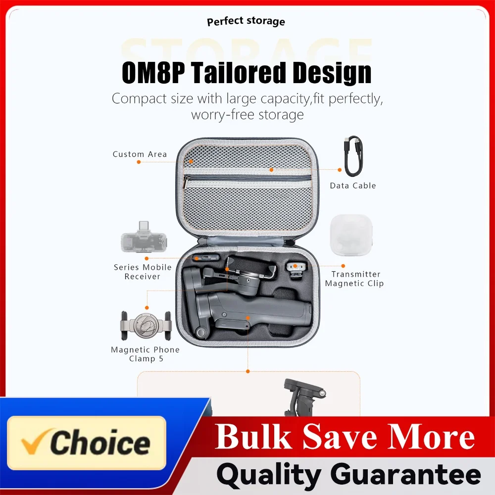 Tragbare Schultertasche für DJI Osmo Mobile 8P Handheld-Gimbal-Zubehör, Schutzhülle für Reisen mit Schultergurt