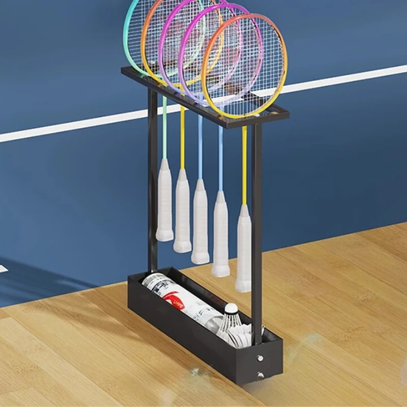

Large capacity badminton rackets placement racks tennis rackets storage display school classroom sports fitness equipment