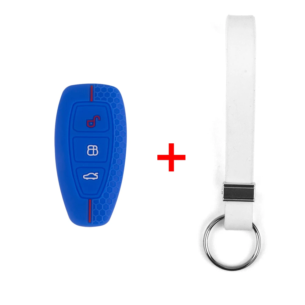 3 Button Key Cover For Ford Transit Custom Mondeo Fiesta Kuga ST Line MK3 Focus 3 Station Wagon Ecosport Case Key Protection view 4