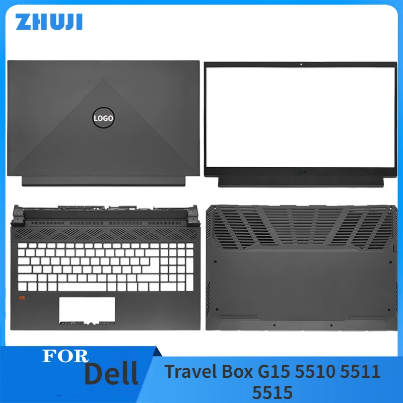 Imagem -01 - para Dell G15 5515 5511 5510 Lcd Tampa Traseira Moldura Palmrest Case Inferior Dobradiça Saída de ar Acessórios para Laptop Novo Case para dell g15 5515 5511 5510 lcd tampa traseira moldura palmrest case inferior dobradica saida de ar acessorios para laptop novo case 01
