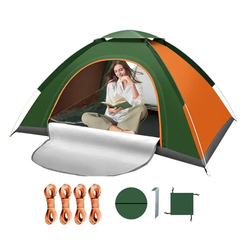 

Camping Outdoor Pop Up Tent Automatic Pop Up Camping Tent Windproof 2-3 People Automatic Camping Tent for Camping Adventures