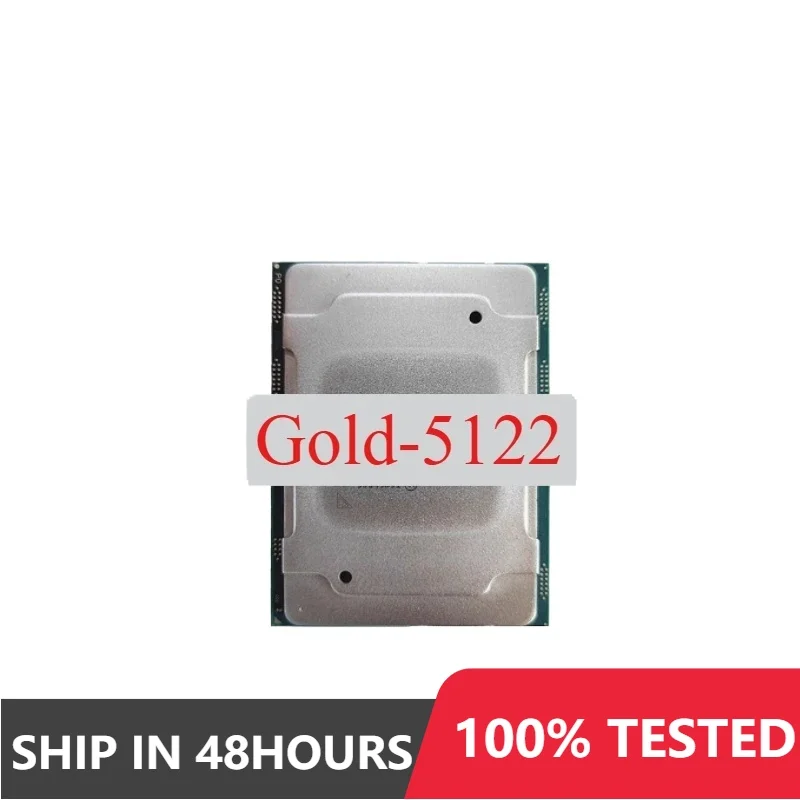 used Gold-5122 Gold 5122 CPU 4 Cores 8 Threads 3.6GHz 16.5MB 105W processor LGA3647 perfect test