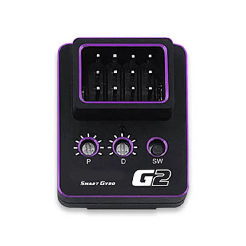 G2 Dual System Assisted Drift Car Gyroscope 8.4V High Voltage Suitable For 1/10 RC Remote Drift Car Aluminum Case D