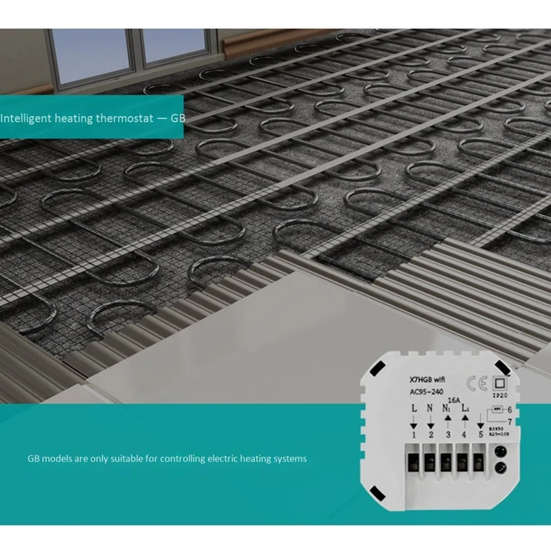 APPLIA-X7H Tuya Smart Wifi Thermostat Temperature Controller For LCD Display Intelligent Thermostat Compatible