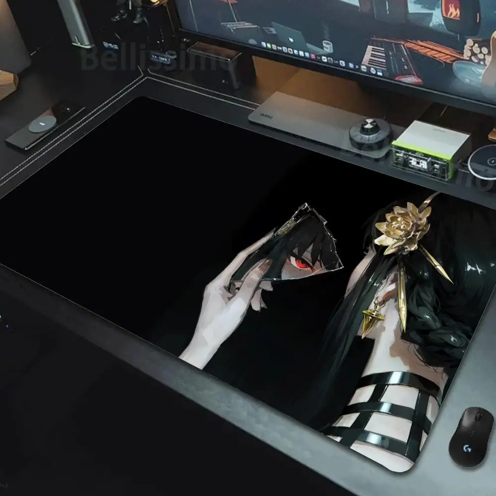 Игровой коврик для мыши с аниме Briar-Spy×Family для геймеров XXL, аксессуары для клавиатуры, коврик с резиновой четкостью, красивый Настольный коврик