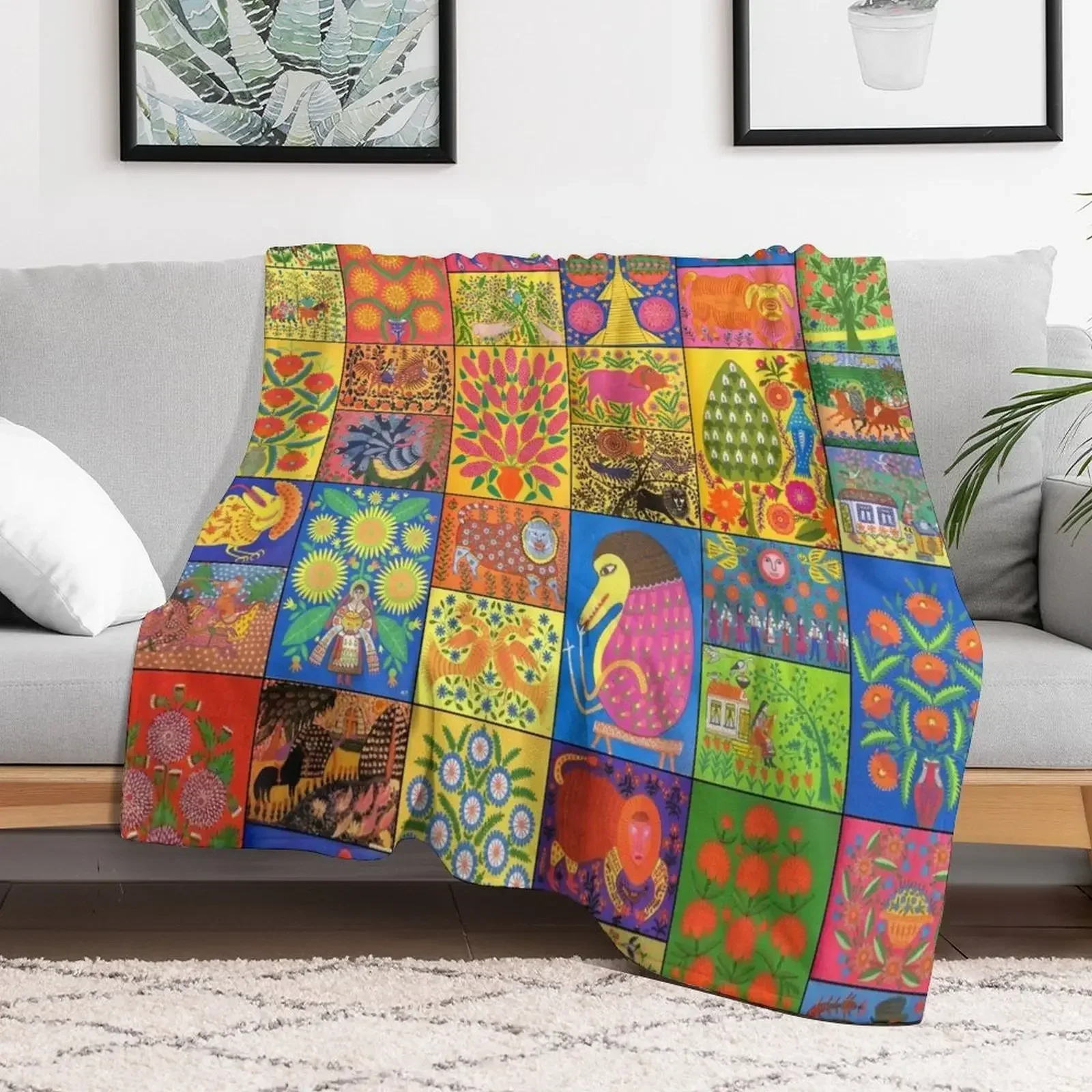 

Maria Pryimachenko Throw Blanket Sleeping Bag Luxury Throw Moving manga Blankets