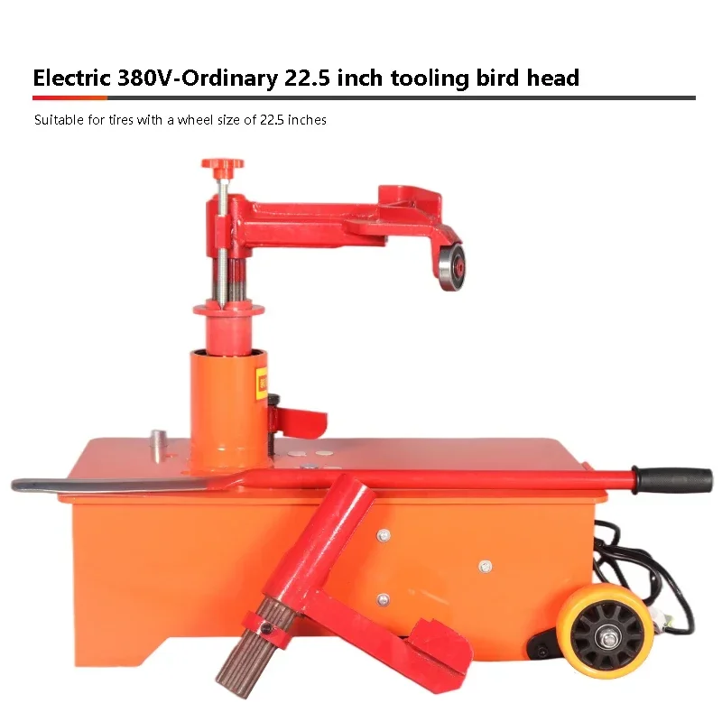 

380v Electric Tubeless Tyre Grilling Machine Pneumatic Truck Tyre Changer 22.5 wheel Tyre disassembly tool, Trailer Repair