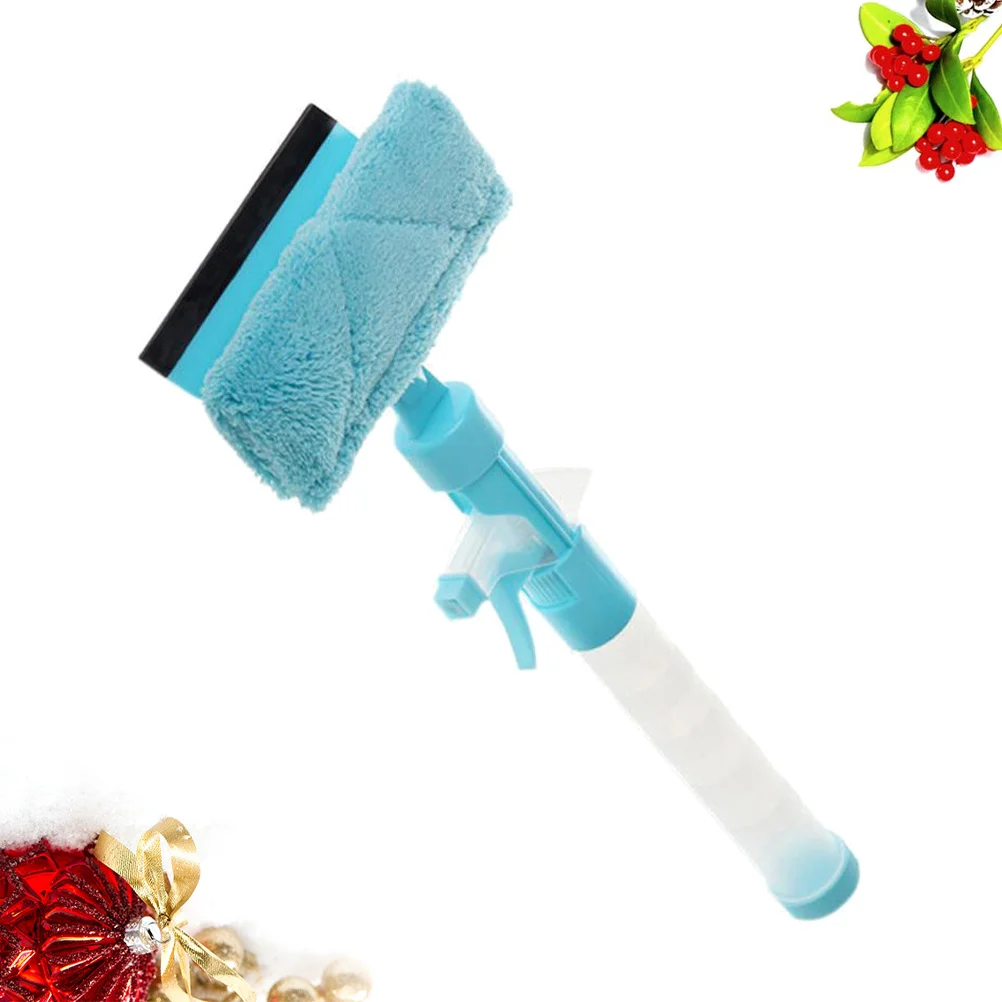 

Window Squeegee Cleaner With Water Spray Absorbs Drip-Free Streak-Free Glass Cleaning Tool For Bathroom Shower Mirror Car