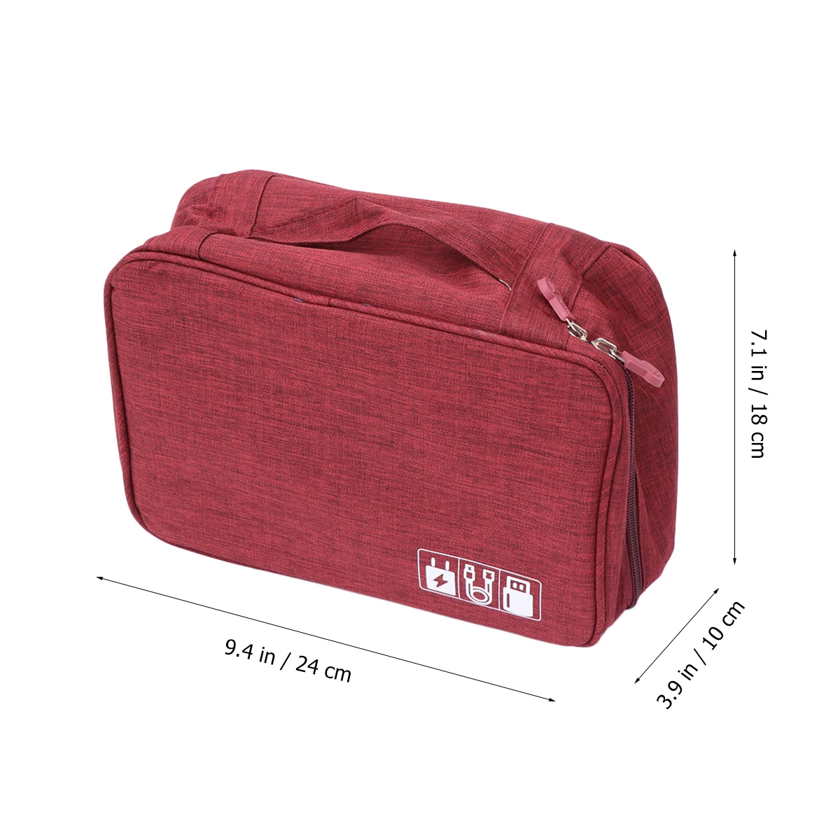 

Data Cable Storage Bag for Power Bank Small Travel Pouch Case Electronics Powerbank Charging Cord Protective Carrying