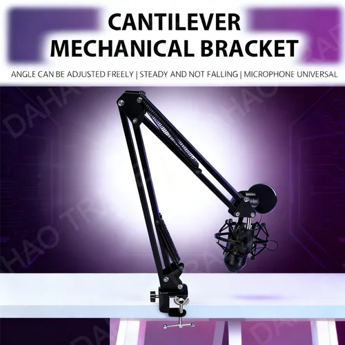Soporte de brazo de escritorio NB-35 soporte de micrófono para soporte de micrófono Bm800 con soporte voladizo de araña Universal