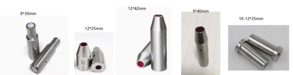 드릴 EDM 기계용 고무 도장, 단공 황동 전극 튜브, 드릴 황동 파이프 가이드, 직경 0.8mm, 0.8x400mm