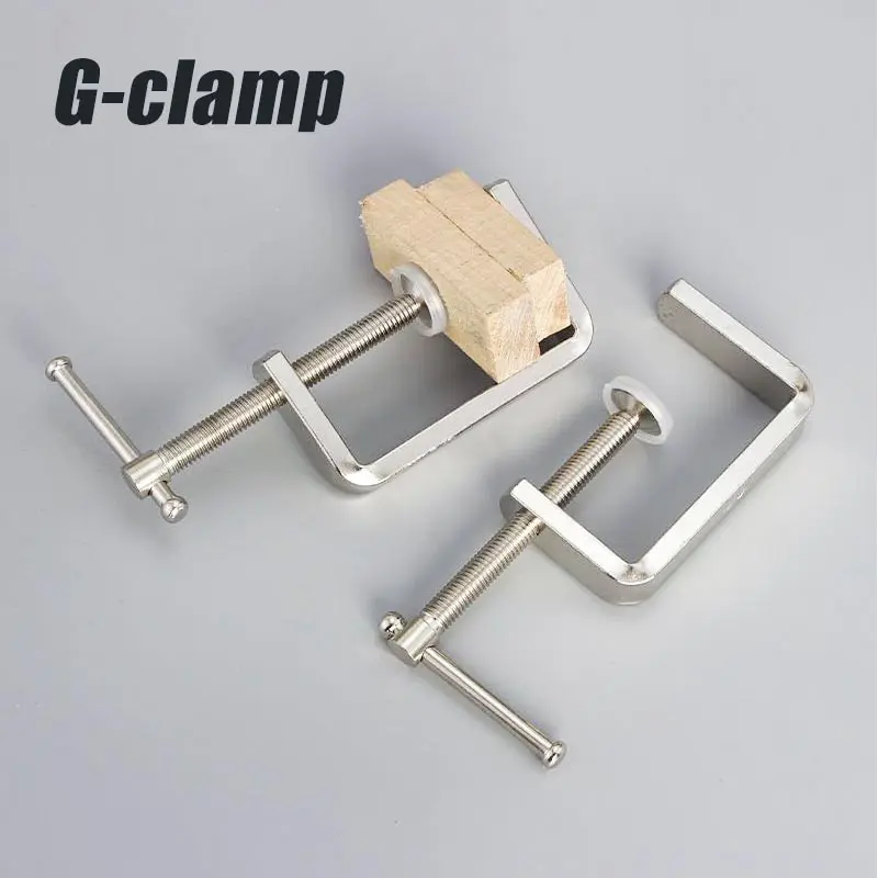 G-Type Woodworking Clamp Heavy Duty Adjustable DIY Metal Pressing Plate Die Clamping Clips Quick Release Carpentry Clamps