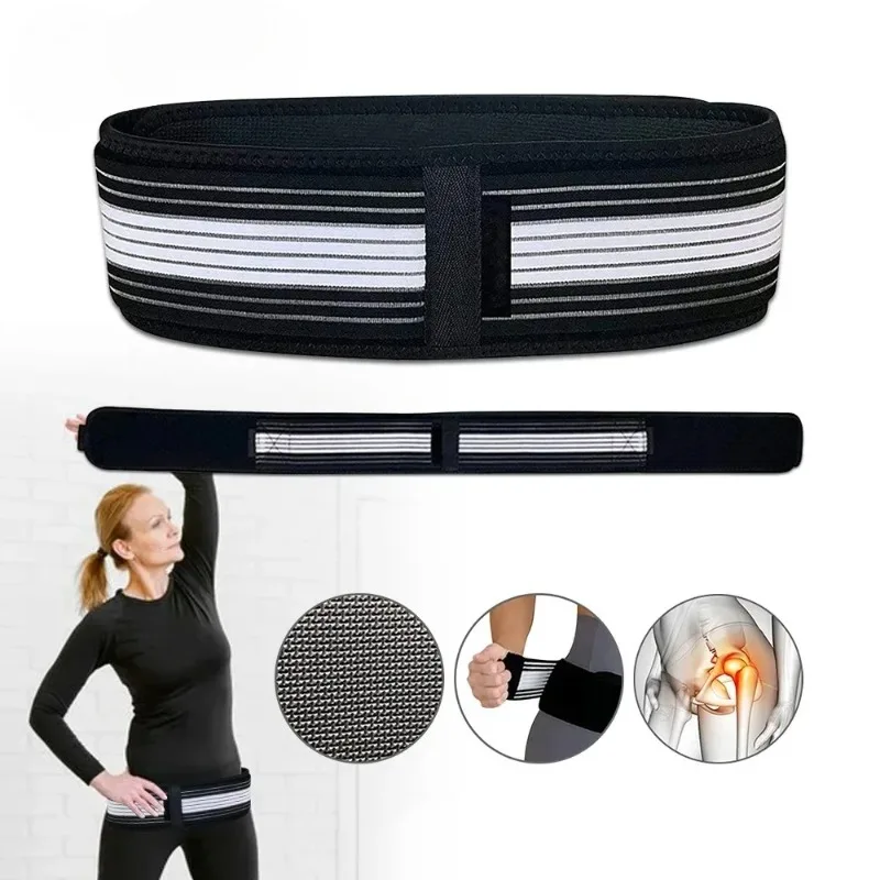 

Waist Belt Sacroiliac SI Joint Hip Belt Lower Back Support-Hip Braces for Hip Pain Pelvic Support Belt Sciatica Pelvis Lumbar