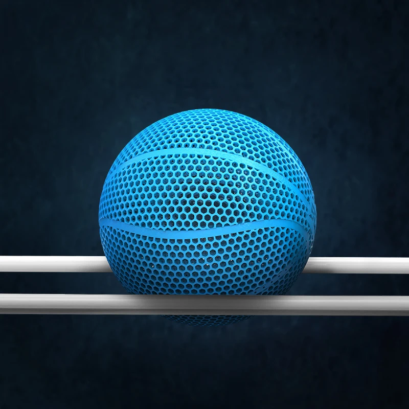 Airless 3D-geprinte basketbal PLA-HR 1,75 mm, multi-size ruisonderdrukkingsbal voor verjaardagscadeau voor kinderen