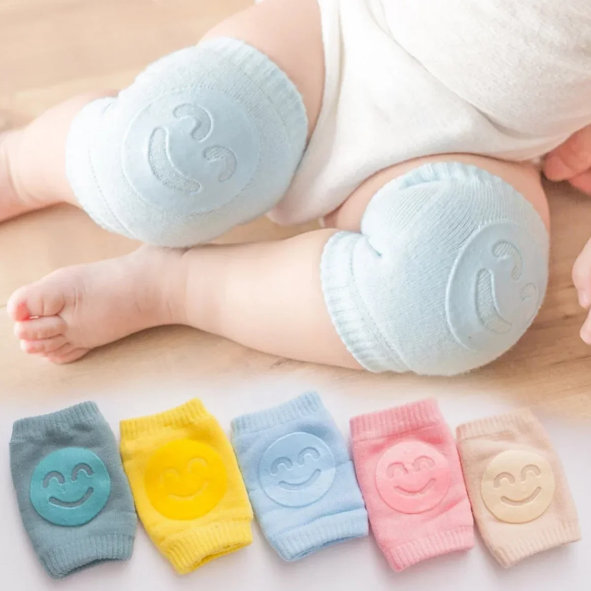 

Baby Knee Pad Cotton Anti Slip Kids Safety Crawling Elbow Cushion Infant Toddler Leg Warmers 0-3 Years Old