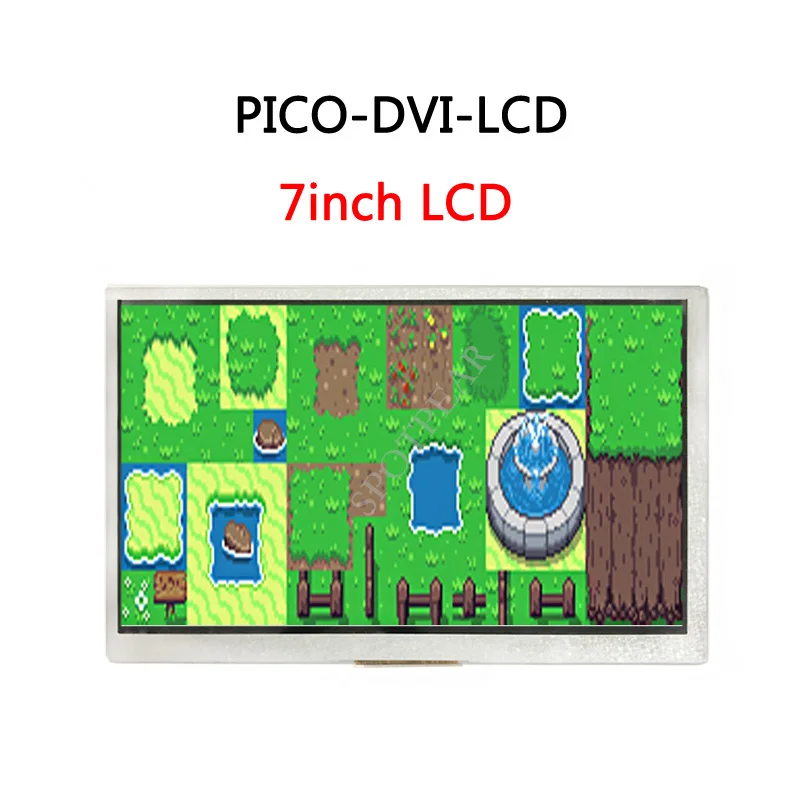 Écran LCD Raspberry Pi Pico, panneau d'affichage IPS, résolution 10.1 × 1024, 7 pouces, 600 pouces