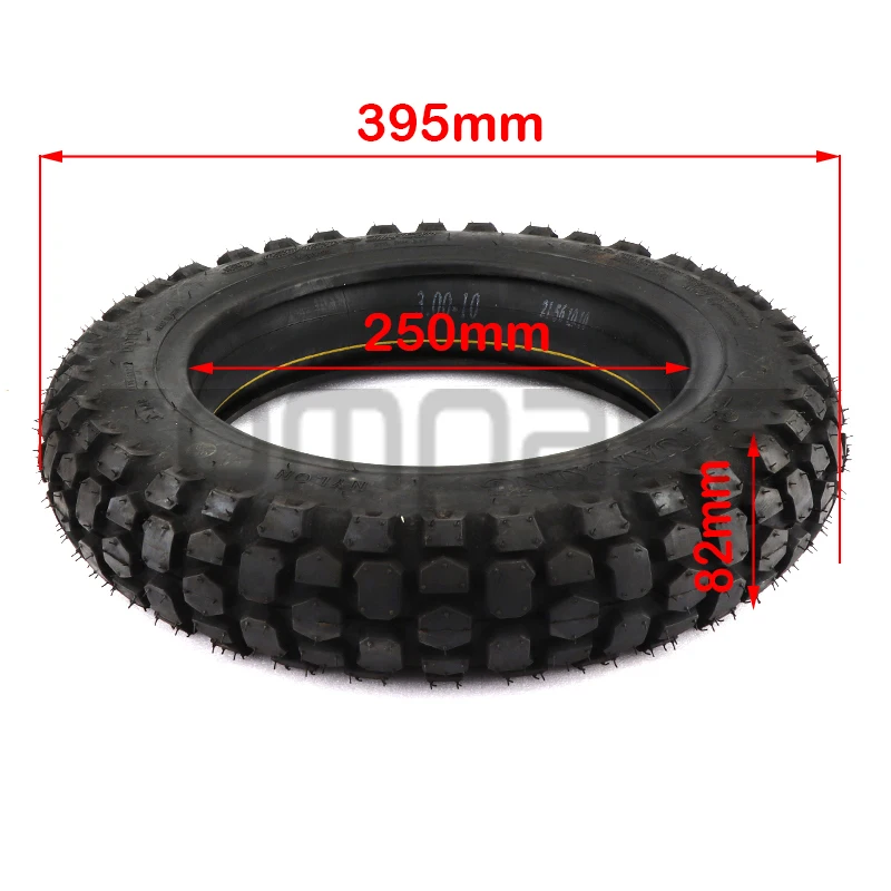 3.00-10 Rear Wheel Tire Outer Tyre 10 inch deep teeth Dirt Pit Bike Off Road Motorcycle Use Guang Li CRF50 Apollo