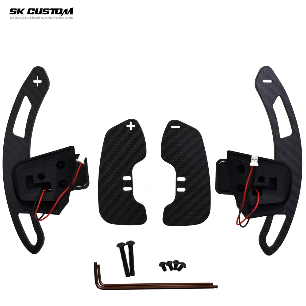 

SK CUSTOM for Volkswagen Golf 8 MK8 CC GTI R Carbon Fiber Steering Wheel Magnetic Paddle Shifter Car Modified Interior